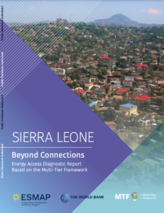 Beyond Connections: Energy Access Diagnostic Report Based on the Multi-Tier Framework